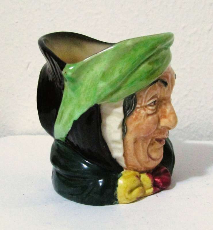 Vintage Royal Doulton Sairey Gamp Mini Character Toby Jug