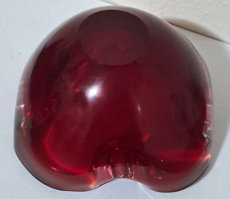 Vintage Murano Glass Sommerso Ashtray/Bowl c1960