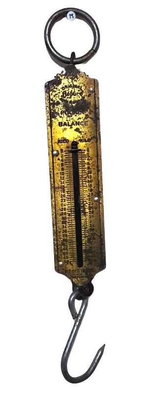 Vintage Original Rebure Pocket Balance Scale made in Germany c1920