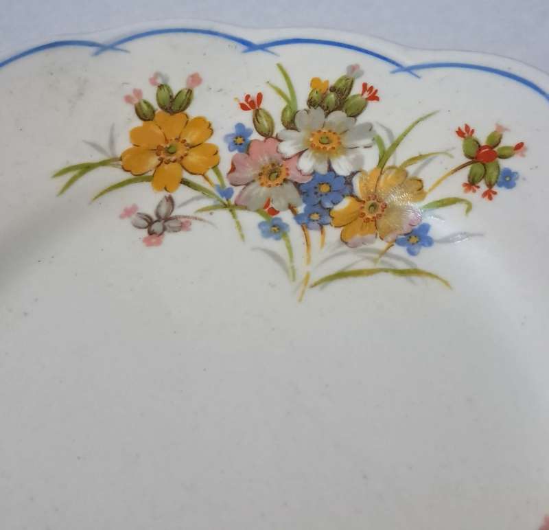 Vintage English Ironstone, Grindley England, Creampetal Small Plate c1940