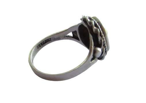 Vintage Ladies Sterling Silver Cameo Ring - Made in South Africa c1970