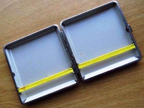 Leather clad cigarette case