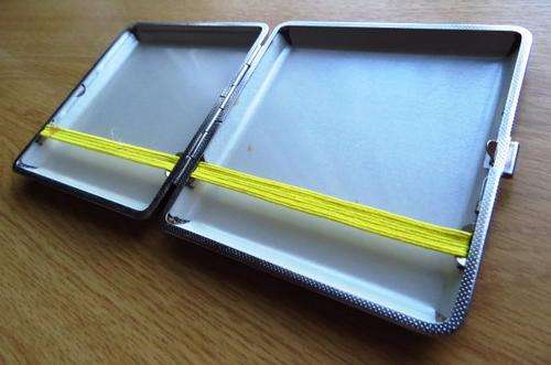 Leather clad cigarette case
