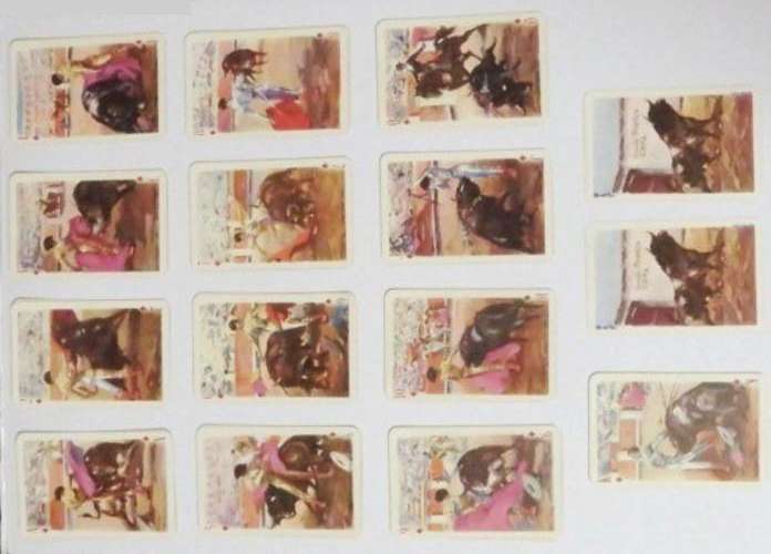 Vintage 1965 Spanish Bullfighters playing cards - Baraja Taurina dibujos Antonio Casero