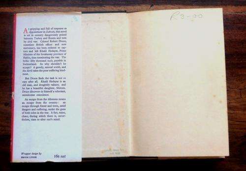 Task of Destruction by Michael Barret, Michael Joseph 1963 First Edition hardcover