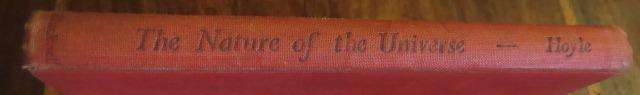 'The Nature of the Universe. A Series of Broadcast Lectures' by Fred Hoyle 1950 First Edition
