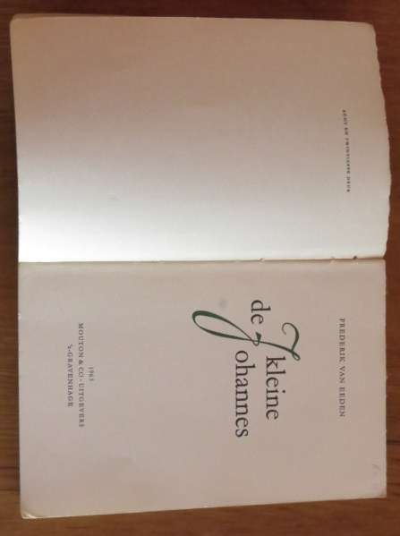 de kleine Johannes by Frederik van Eeden, Mouton & Co, 1963 Paperback