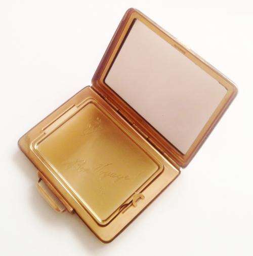 Vintage 1950s KIGU Bon Voyage travel powder compact