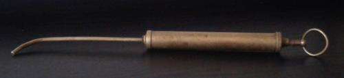 Vintage solid brass grease gun
