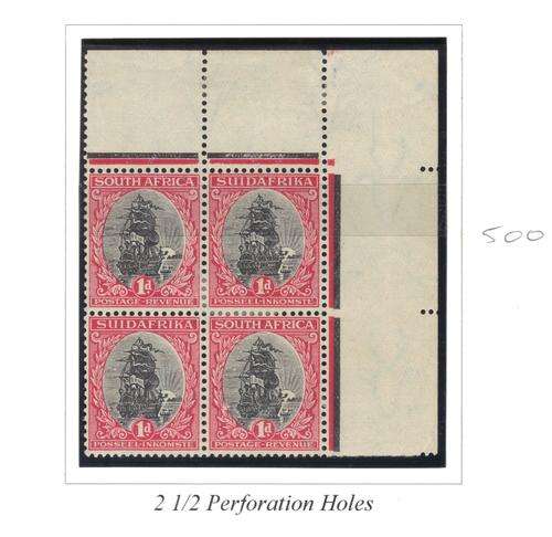Pretoria printing perforation varieties