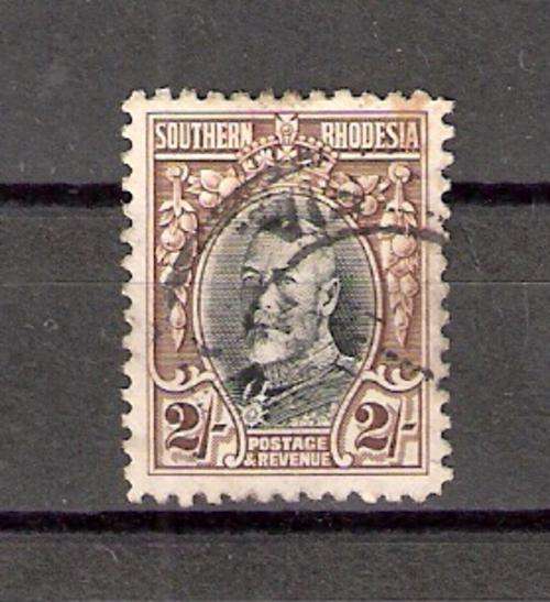 SOUTHERN RHODESIA: FIELD MARSHALL. 2/-   VFU    12 PERF