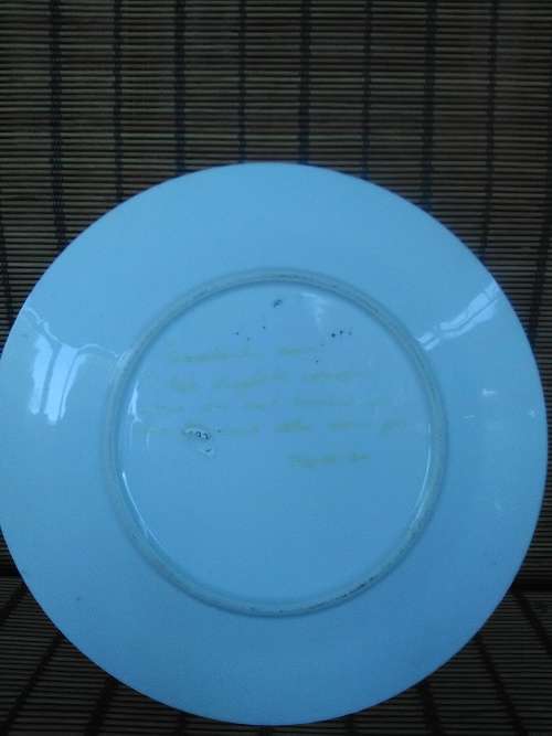 antique Vintage pearl plate
