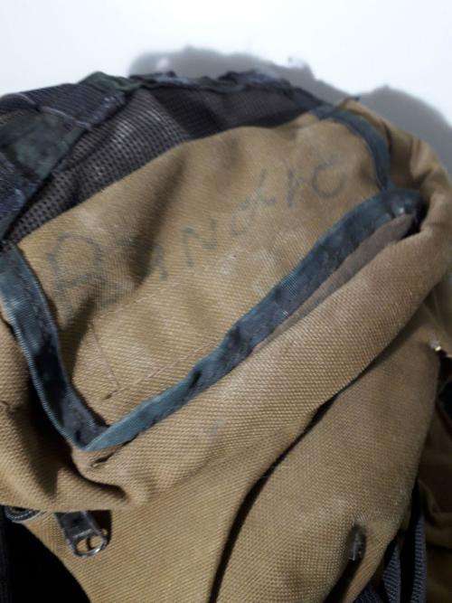 SANDF FULL BROWN BACK PACK GREAT FOR CAMPING OR GOING TO WAR WITH SIDE PACK R1 MAG!