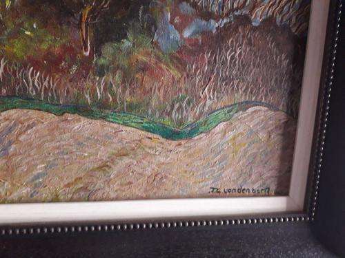 UNKNOWN ARTIST - BEAUTIFUL MOON AND SUN PAINTING 800cmx750cm ! ABSOLUTELY STUNNING ! WOW ! WOW ! WOW