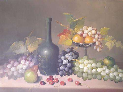 STUNNING-FRANK LEAN- PAINTING!! HUGE (1 METER X 800CM )  20TH CENTURY !! INVESTMENT ART !