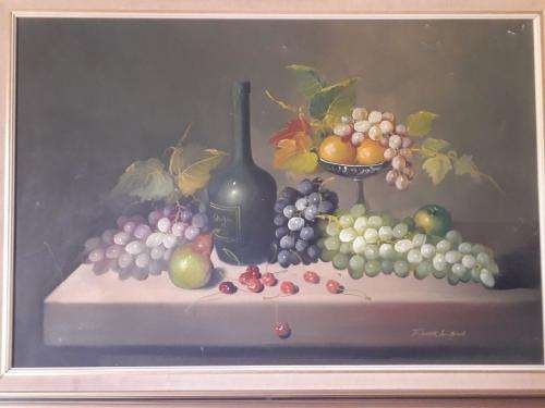 STUNNING-FRANK LEAN- PAINTING!! HUGE (1 METER X 800CM )  20TH CENTURY !! INVESTMENT ART !