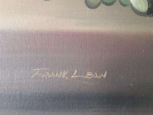 STUNNING-FRANK LEAN- PAINTING!! HUGE (1 METER X 800CM )  20TH CENTURY !! INVESTMENT ART !