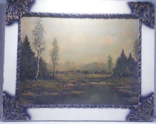 NO NAME, MAYBE FRAME IS OVER THE NAME, BEAUTIFULLY FRAMED STUNNING VINTAGE ART