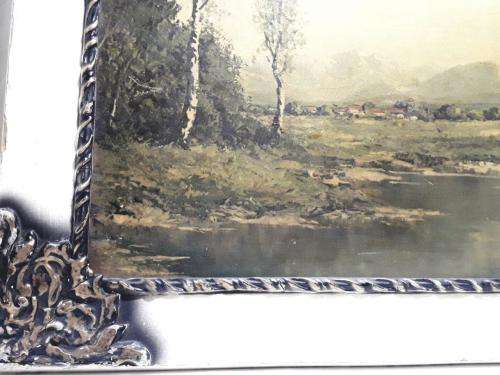 NO NAME, MAYBE FRAME IS OVER THE NAME, BEAUTIFULLY FRAMED STUNNING VINTAGE ART
