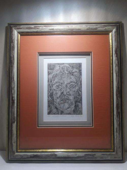 LIMITED EDITION 3/10 Anja Pieters DRAWING IN A STUNNING FRAME !