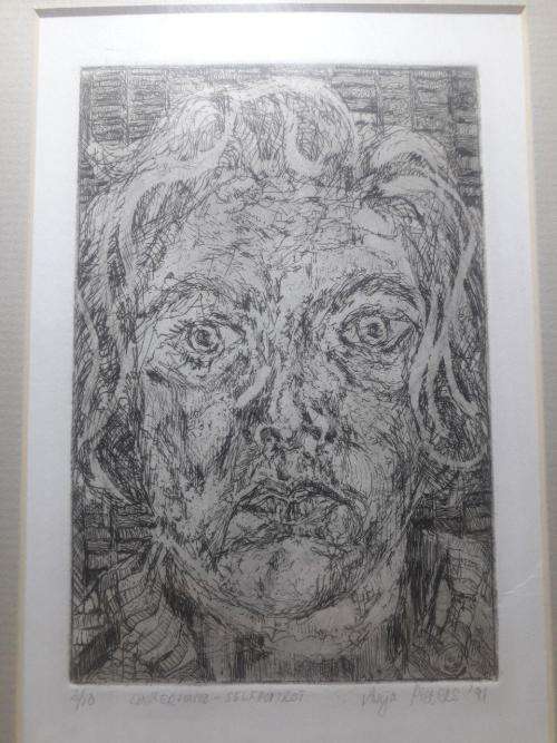 LIMITED EDITION 3/10 Anja Pieters DRAWING IN A STUNNING FRAME !
