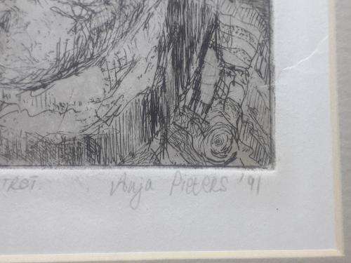 LIMITED EDITION 3/10 Anja Pieters DRAWING IN A STUNNING FRAME !