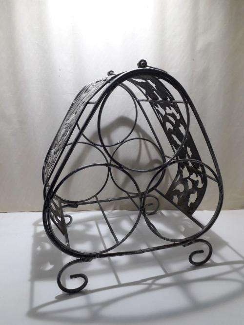 X1 WINE RACK UP FOR GRABS , HOLDS 3 BOTTLES !