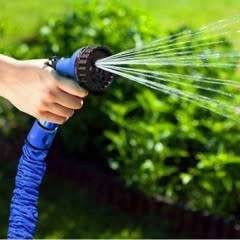 Flexible Hose Pipe & Spray Gun BLUE and GREEN (15m / 50 Ft )