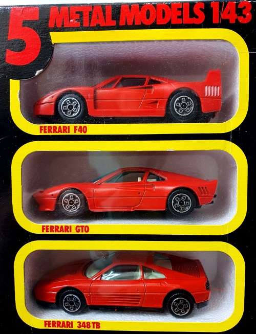 1983 Bburgao - Original - Brand New - Very Rare - Ferrari 5 x Metal Models 1/43