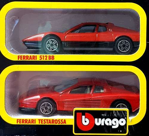 1983 Bburgao - Original - Brand New - Very Rare - Ferrari 5 x Metal Models 1/43