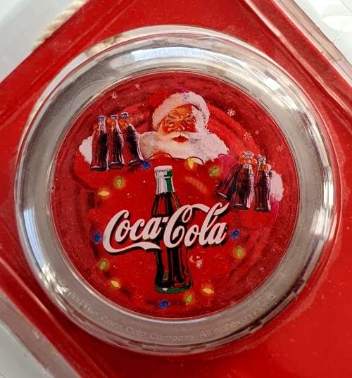 VINTAGE 1998 COCA COLA YOYO - CHRISTMAS EDITION - BRAND NEW IN ORIGINAL PACKAGING - NEVER REMOVED