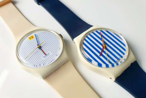 2 X ORIGINAL SWATCH - COLLECTORS ITEMS AND RARE IN BRANDNEW CONDITION