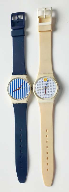 2 X ORIGINAL SWATCH - COLLECTORS ITEMS AND RARE IN BRANDNEW CONDITION