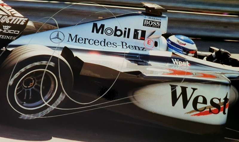 ORIGINAL AUTOGRAPH - MIKA HAKKINEN