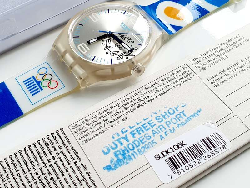 2004 VINTAGE XL SWATCH - ATHENS OLYMPIC GAMES - TOP NOTCH CONDITION!!