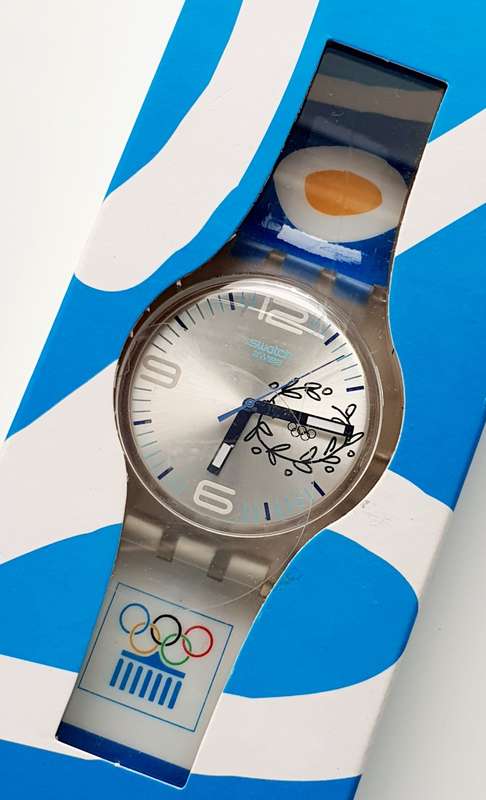 2004 VINTAGE XL SWATCH - ATHENS OLYMPIC GAMES - TOP NOTCH CONDITION!!