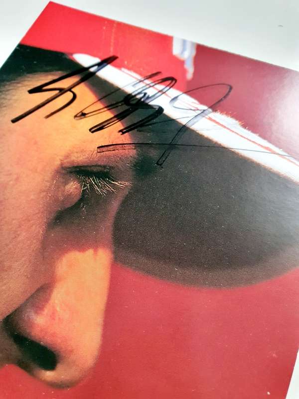 AUTHENTIC AUTOGRAPH BY MICHAEL SCHUMACHER - WITHOUT COA