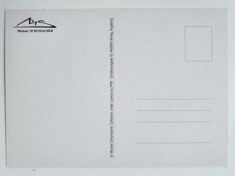 AUTHENTIC AUTOGRAPH BY MICHAEL SCHUMACHER - WITHOUT COA