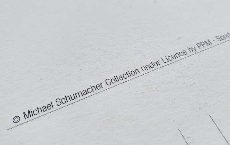 AUTHENTIC AUTOGRAPH BY MICHAEL SCHUMACHER - WITHOUT COA