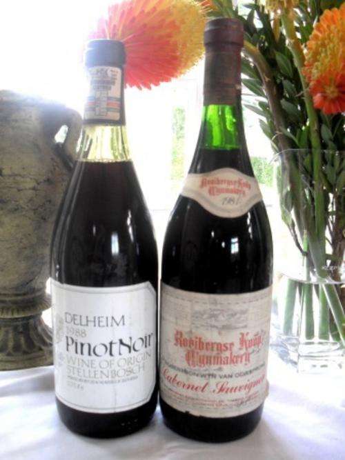 ***1988 DELHEIM PINOT NOIR & 1981 ROOIBERGSE KOOP CS***