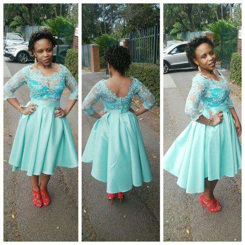One of a kind lace top dress