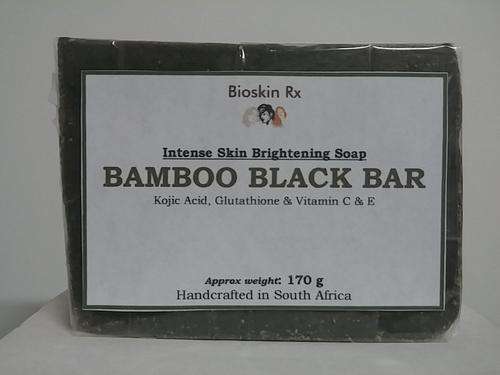 BAMBOO BLACK BAR (intense lightening/exfoliating soap)