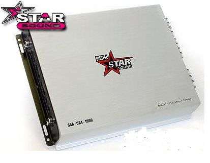 STAR SOUND DIGITAL 1100W 2 CHANNEL AMPLIFIER - BRAND NEW - RETAIL R1200