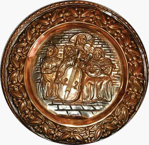 Copper Musical Plate