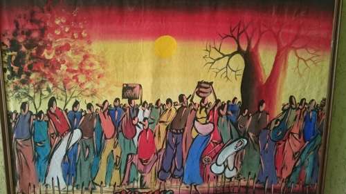 African Painting A0