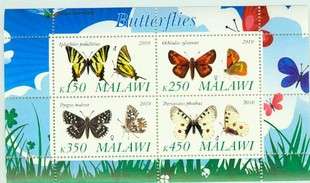 Malawi 2010 - Insects Butterfly Animal Fauna Butterflies Plants Nature Stamps MNH (2)