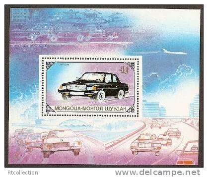 Mongolia 1989 Transport Volga Classic Car Cars Motor Automobile M/S Stamp MNH Scott 1809 SG MS2042