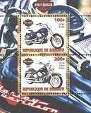 Djibouti 2009 Transport Motorcyles Harley Davidson Motorbike Mortoring Stamps (2) MNH perforated