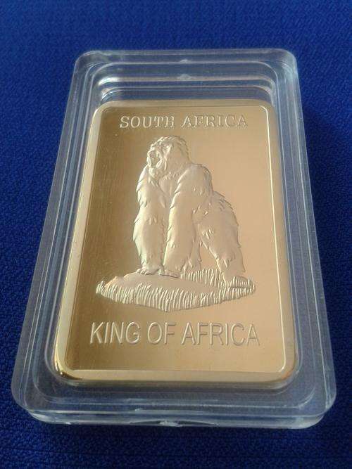4 x 100g 24k gold plated barrs