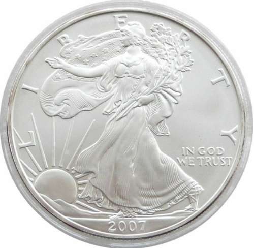 2007 1OZ 999 SILVER EAGLE!
